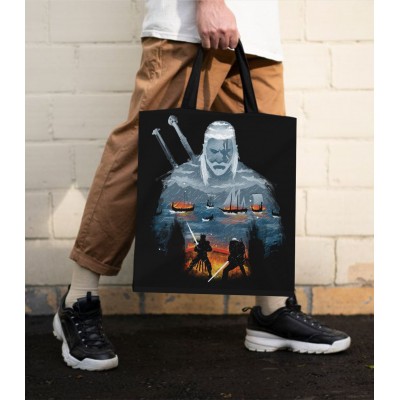 Чанта за пазаруване The Witcher All Print - Witchers
